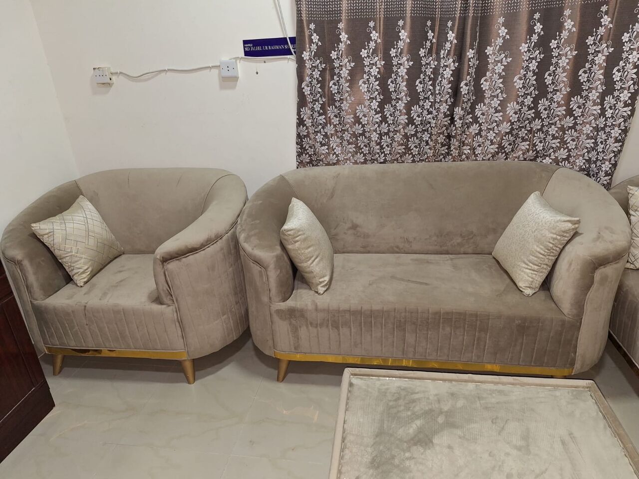 Riyadh, Furniture, SAR 1500,  2 Sofa Sets For Sale - SR 1000 & SR 500
