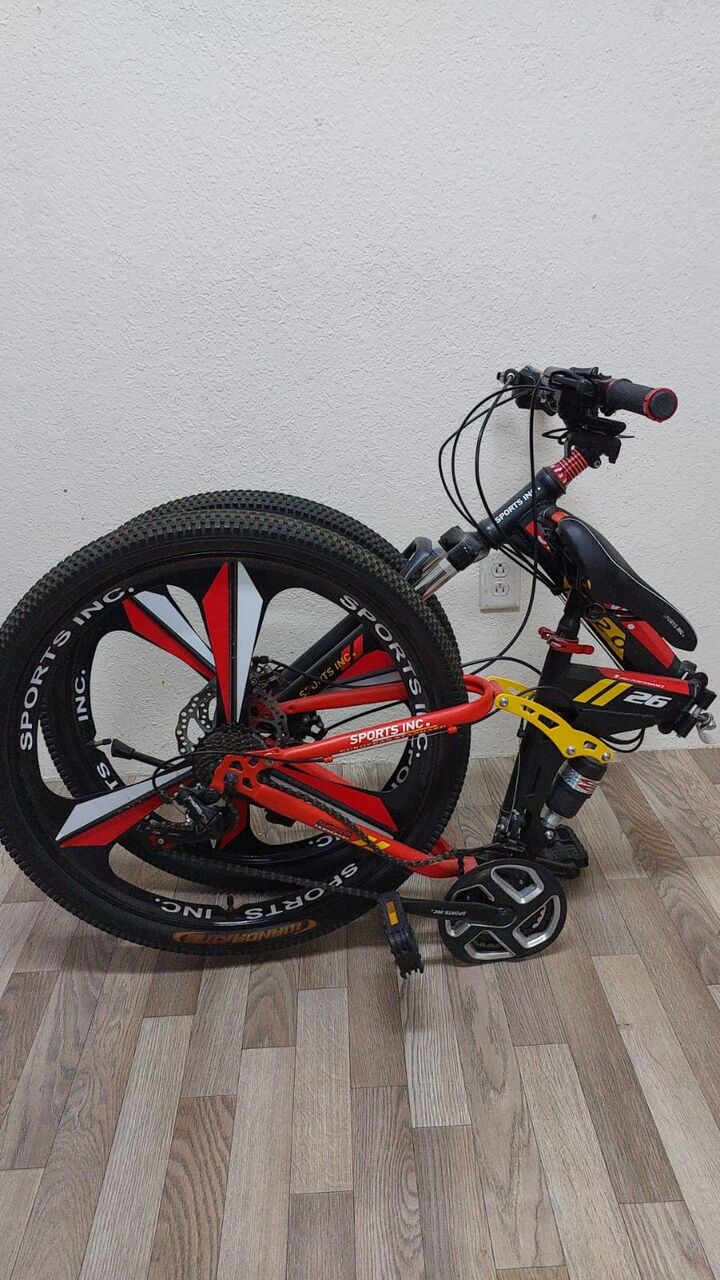 Jubail, Bicycles, SAR 699,  For Sale: Sports Inc 26" Folding Mountain Bike (FR-2.0)