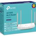 SAR 99,  Tp-link AC1200 - Dual Band Internet Router - Four Antennas