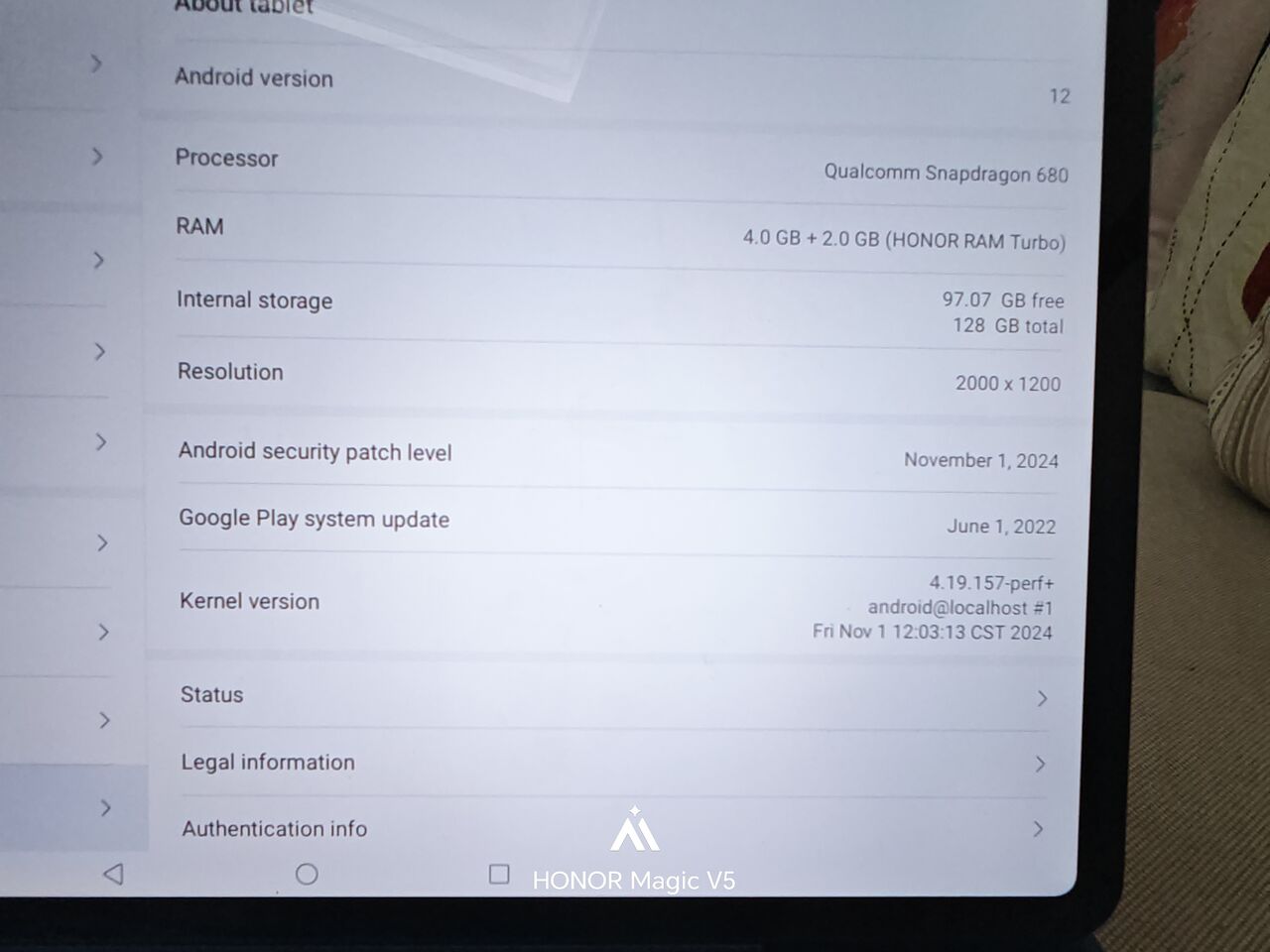 Riyadh, Tablet Computers, SAR 450,  Honor Pad 8 With Keyboard