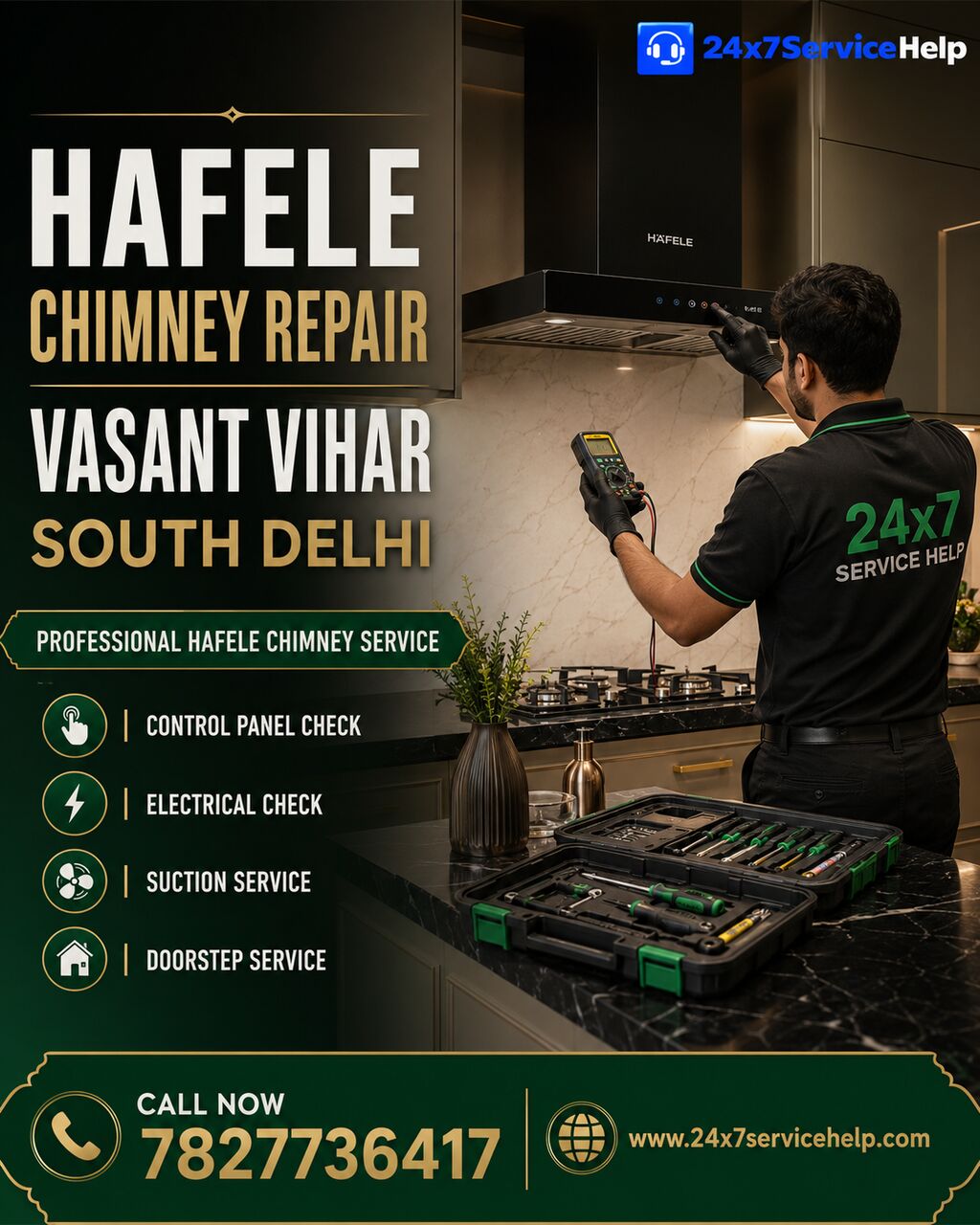 New Delhi, Appliance Repair, Faber Chimney Repair Service In Vasant Vihar South Delhi