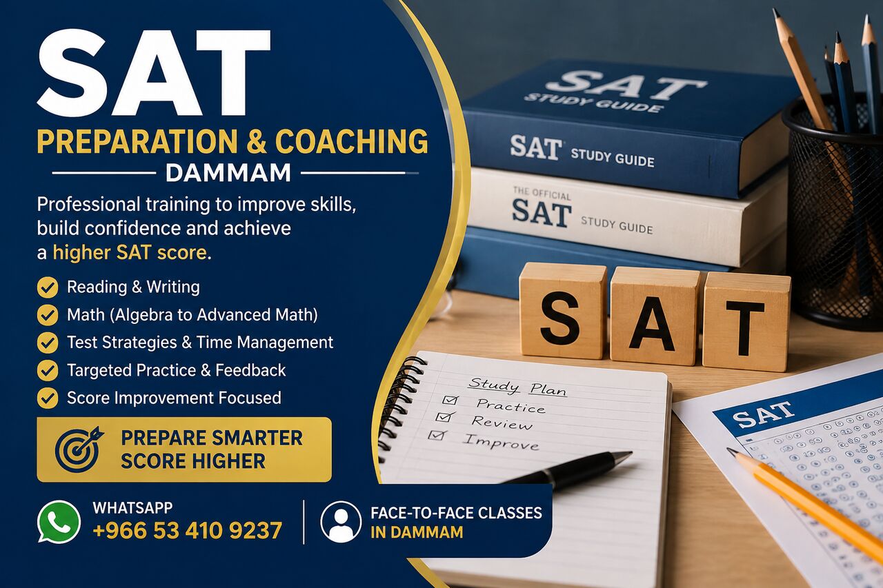 Dammam, Lessons Offered, SAT Training & Test Preparation &ndash; Dammam