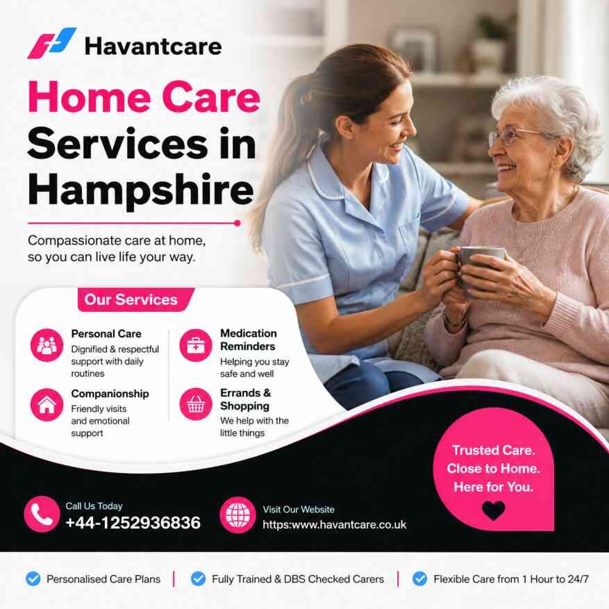 London, Health, Trusted Home Care Services In Hampshire For Elderly & Adults
