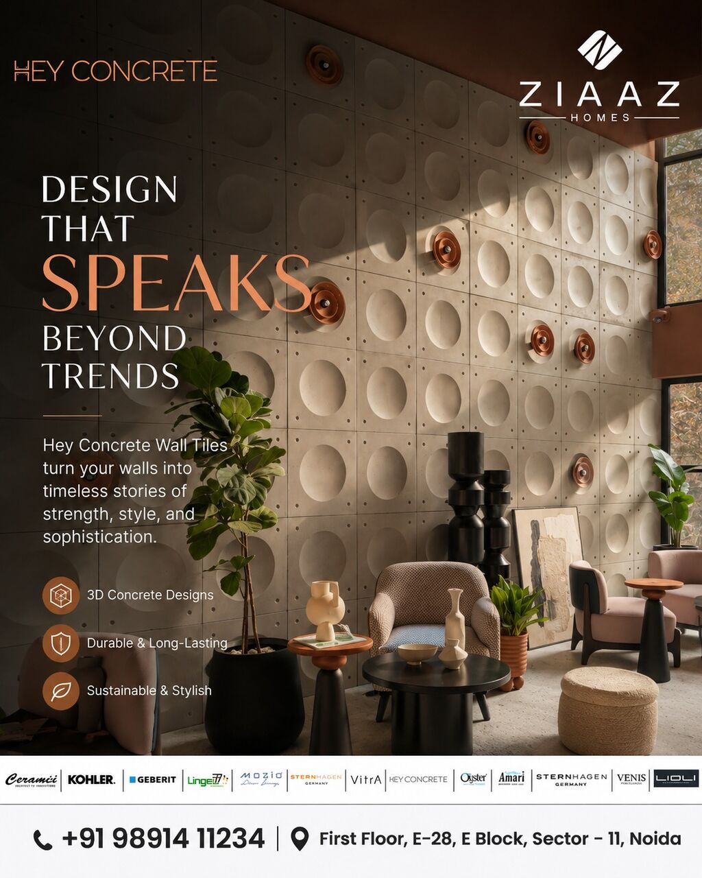 Noida, Interior Design, Kohler Showroom In Noida | Ziaaz Homes