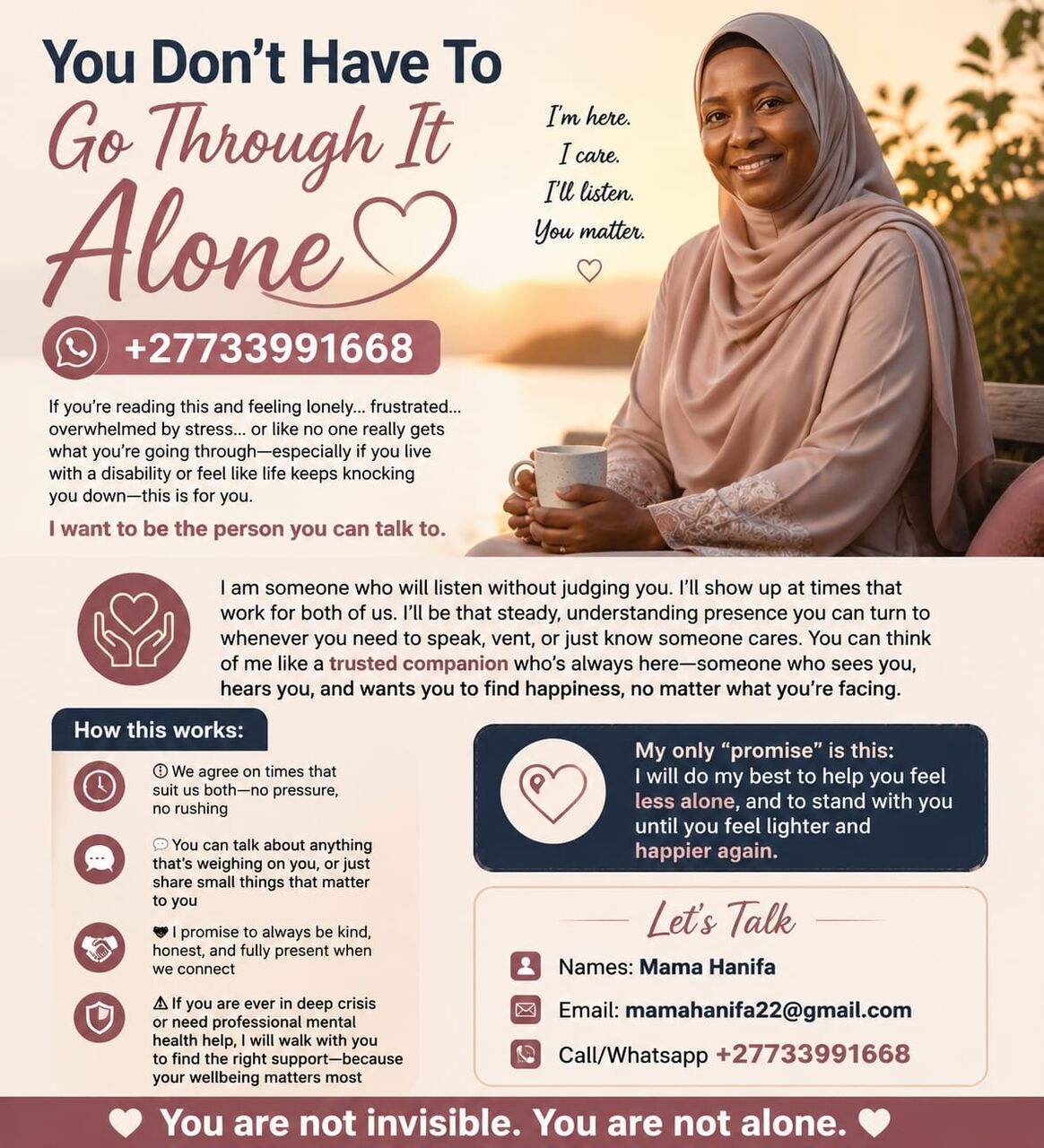 U.S. Virgin Islands, Health & Beauty Items, USD 100,  You Don&rsquo;t Have To Go Through It Alone +27733991668