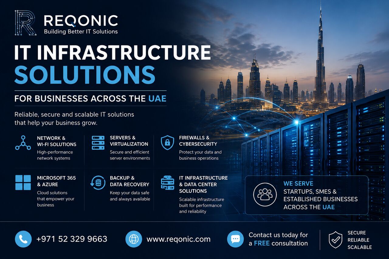 Dubai, Computer, IT Infrastructure & Network Solutions For Businesses In UAE