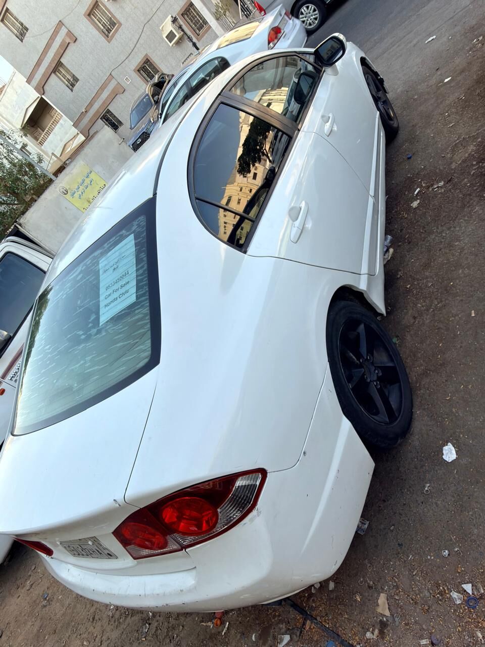 Jeddah, Vehicles, Cars & Trucks , SAR 14500,  Honda Civic EX-L,  2008,  Automatic,  475000 KM,  Honda Civic  – White 🤍