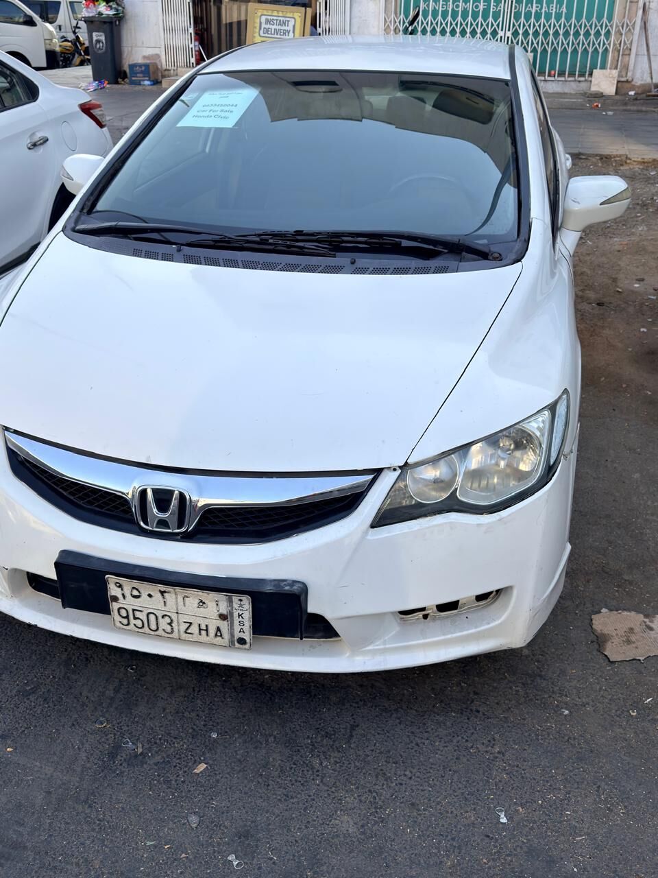 Jeddah, Vehicles, Cars & Trucks , SAR 14500,  Honda Civic EX-L,  2008,  Automatic,  475000 KM,  Honda Civic  – White 🤍