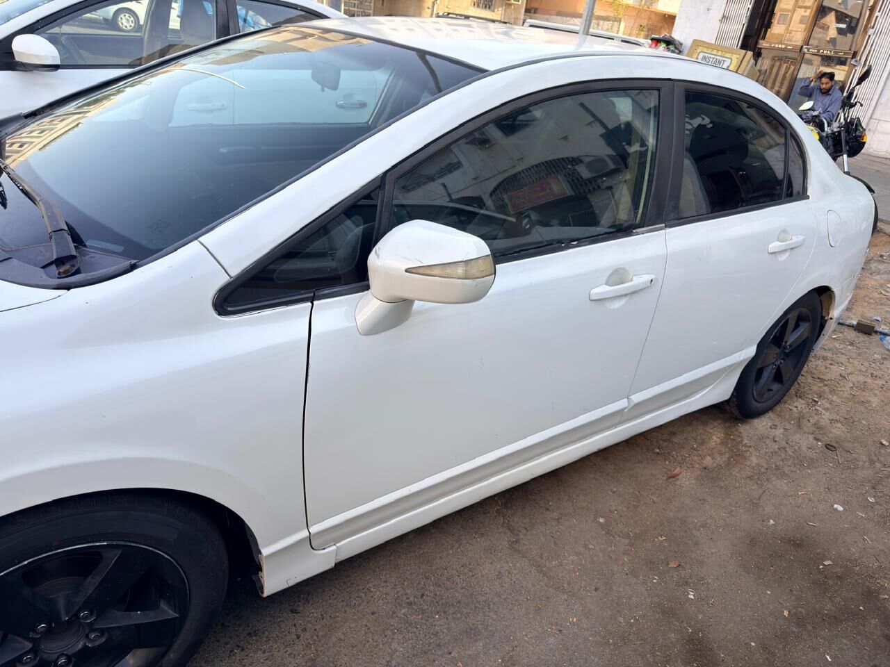 Jeddah, Vehicles, Cars & Trucks , SAR 14500,  Honda Civic EX-L,  2008,  Automatic,  475000 KM,  Honda Civic  – White 🤍