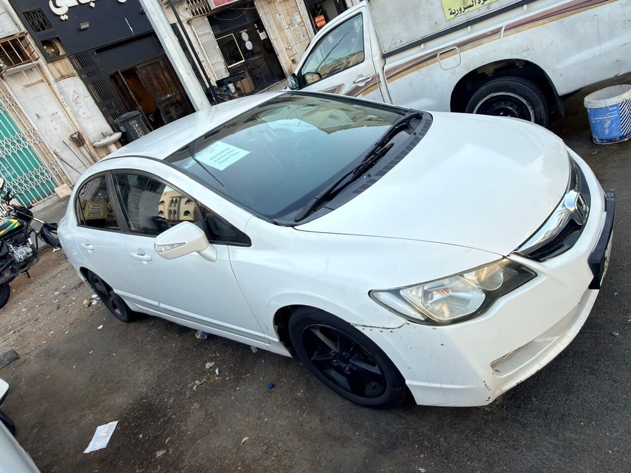 Jeddah, Vehicles, Cars & Trucks , SAR 14500,  Honda Civic EX-L,  2008,  Automatic,  475000 KM,  Honda Civic  – White 🤍