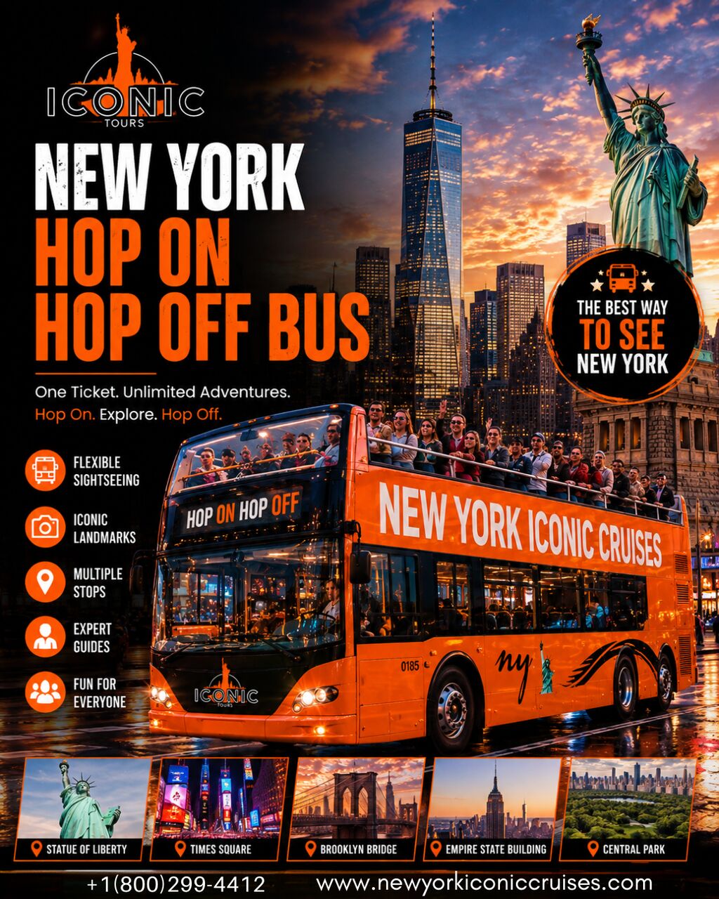 New York, Travel, New York Hop On Hop Off Bus: Best NYC Bus Tours Guide