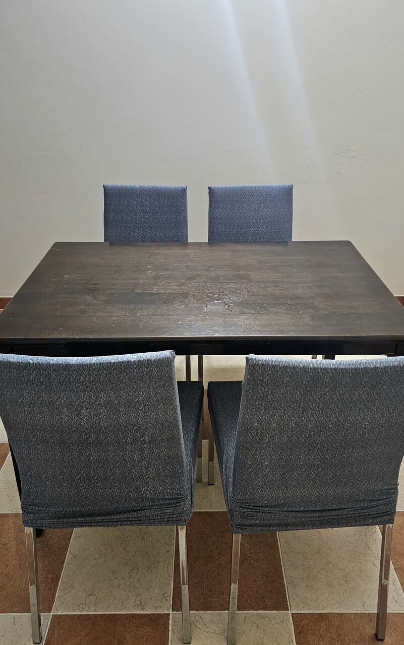 Adliya, Furniture, BHD 25,  Table And 4 Chairs For Sale