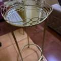 SAR 200,  Gold-finished Metal Table (2 Sets)