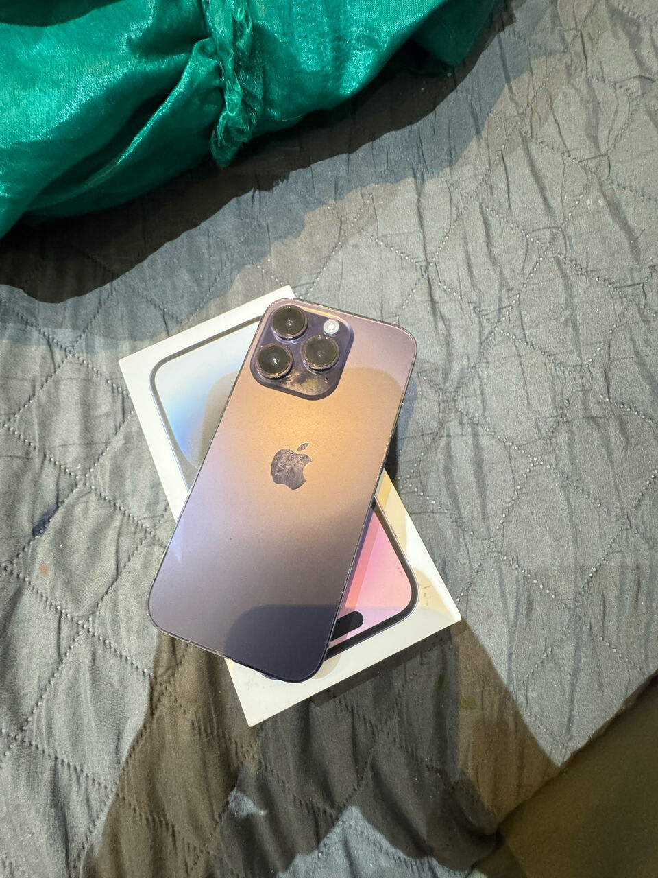 Khobar, Mobile Phones, SAR 2000,  Iphone 14 PRO 128gb Battery 86% Single Person Used
