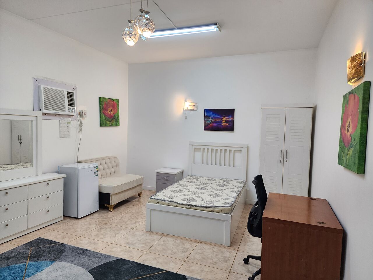 Khobar, Bedspace For Rent, SAR 1050/month,  00 Sq. Meter,  Fully Furnished Room For Single Muslim Non-Smoker -Room Rent 1050 SAR