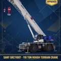 SANY SRC 110T  Aramco Approved Crane With Operator Available