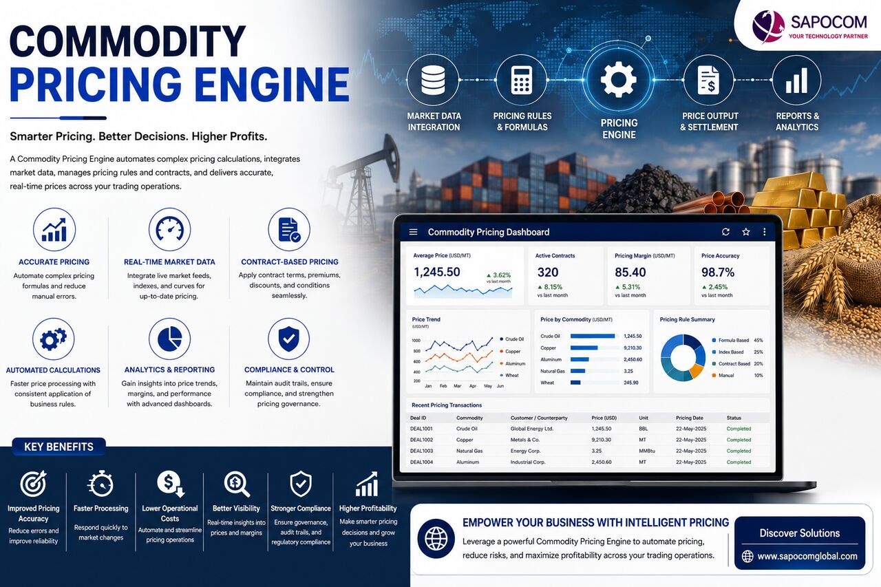 Mumbai, Industrial Machinery, Commodity Pricing Engine Transform Pricing Accuracy And Trading Efficiency