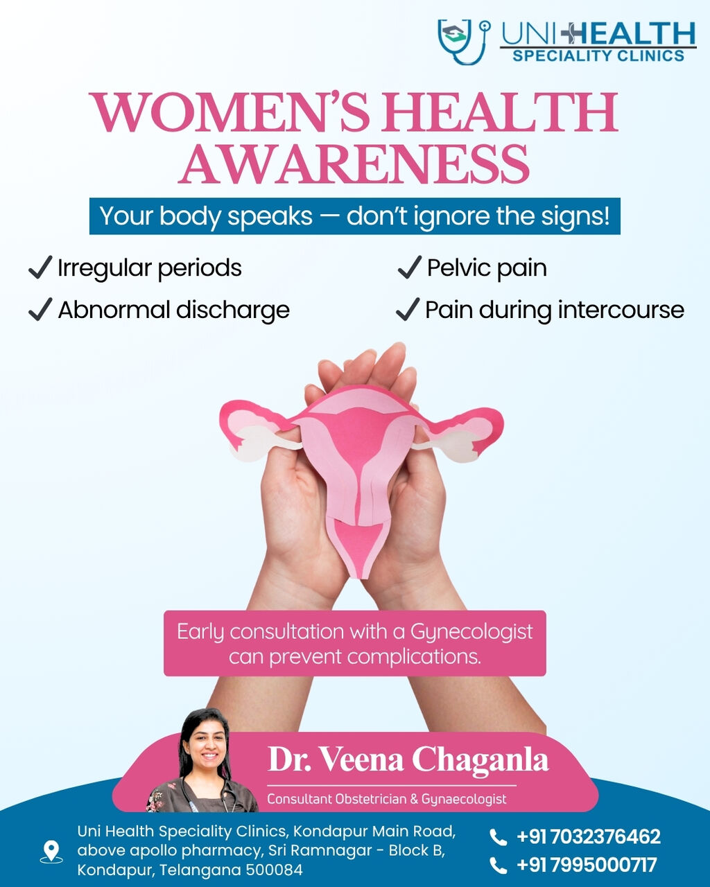 Hyderabad, Health, Gynaecologist Near Kondapur