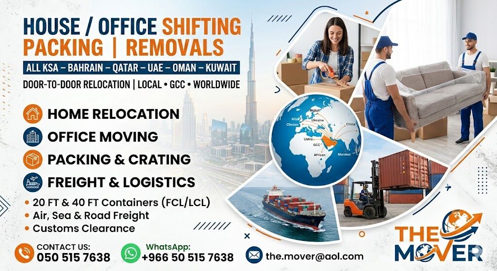 Khobar, Labor/Moving, The World Movers - HOME SHIFTING▲2▲ALL KSA-BAHRAIN-QATAR▲DUBAI-UAE▲OMAN▲KUWAIT▲0505157638~