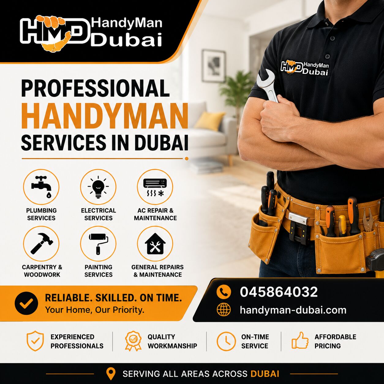 Dubai, Household, Reliable Handyman Services In Dubai | Home & Office Repairs