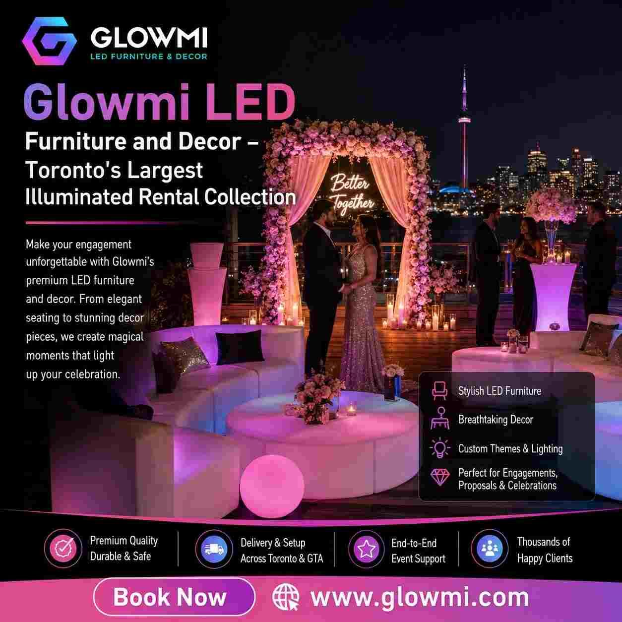 Toronto, Furniture, CAD 2850,  Glowmi LED Furniture And Decor &ndash; Toronto