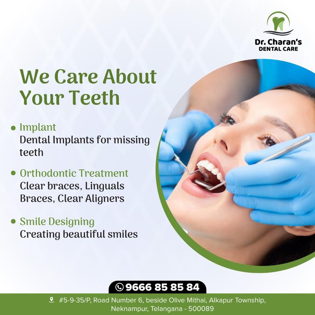 Hyderabad, Dental, Best Smile Designing In Alkapur Township | Dr Charan