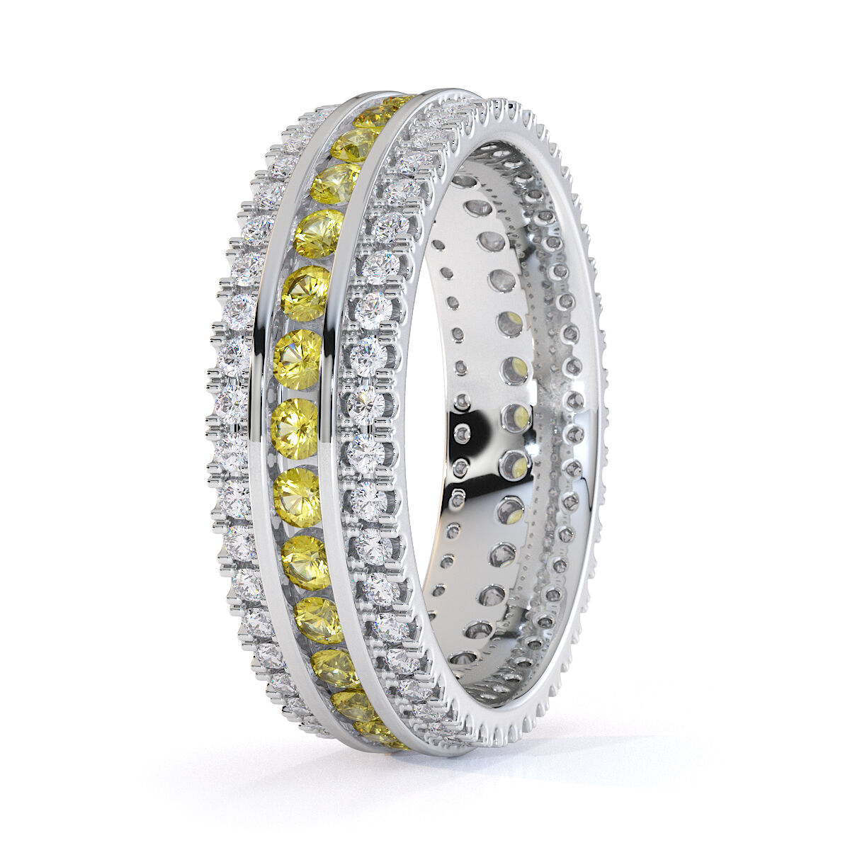 Mississauga, Jewelry, Yellow Sapphire Eternity Ring