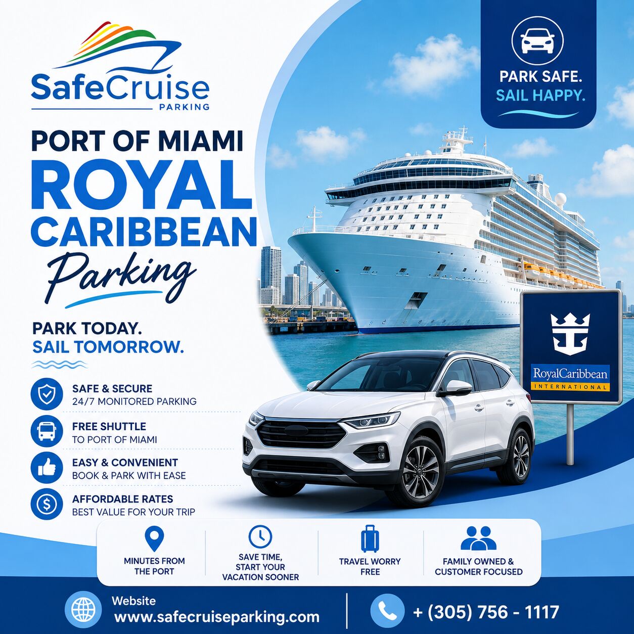 Miami, Business, Convenient Parking Options For Royal Caribbean Cruises From Port Of Miami