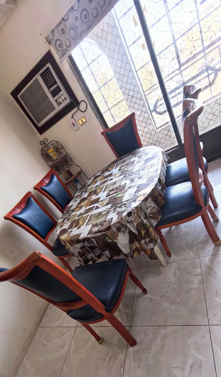 Al Rehab, Furniture, SAR 399,  Good Condition Wooden Dining  Table For Sale