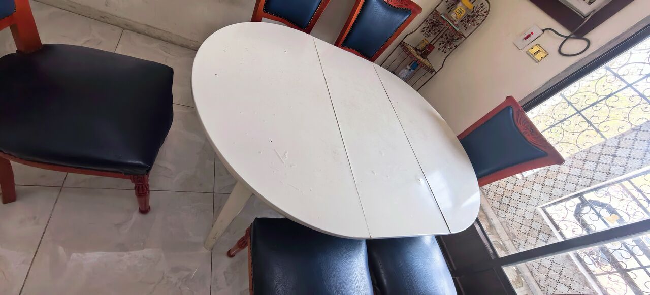 Al Rehab, Furniture, SAR 399,  Good Condition Wooden Dining  Table For Sale