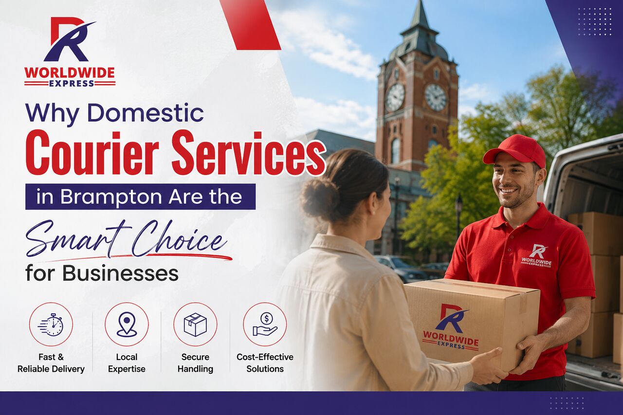 Brampton, Pick Up & Drop Off, Why Domestic Courier Services In Brampton Are The Smart Choice For Businesses
