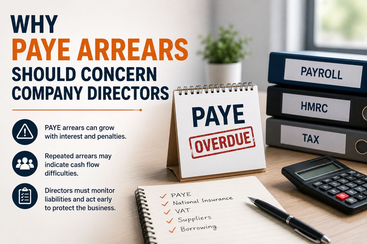 London, Legal, Why PAYE Arrears Should Concern Company Directors