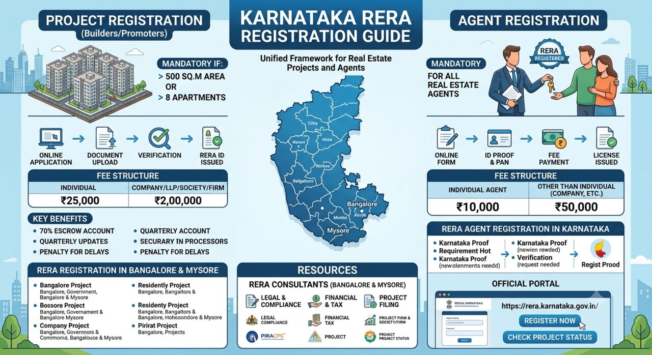 New Delhi, Real Estate, # Karnataka RERA Registration: Fees, Process And Key Requirements