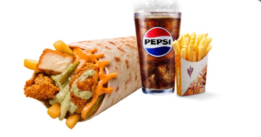 Riyadh, Food, Bites Rocket Meal Crispy Chicken Bites Wrap | Shawarmer