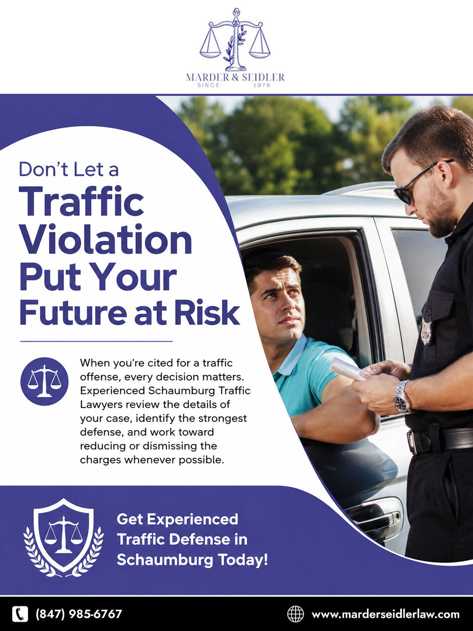 New York, Legal, Get Experienced Traffic Defense Lawyer In Schaumburg - Marder And Seidler Law Firm