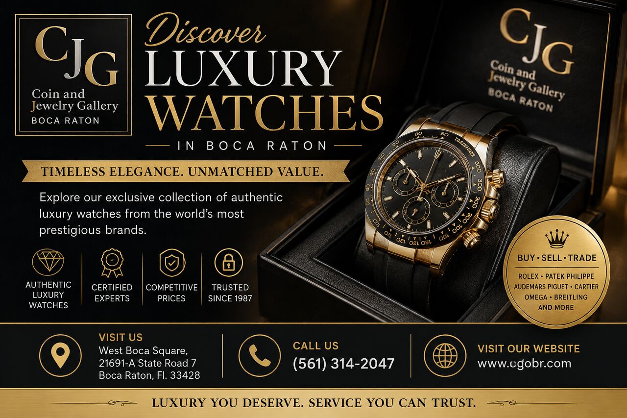 New York, Jewelry, Trusted Buyer And Seller Of Vintage Watches Boca Raton