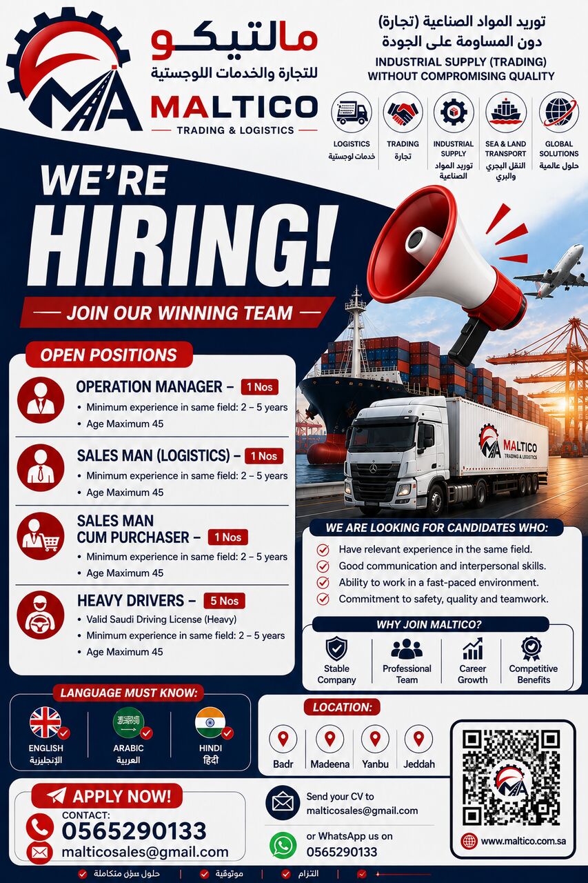 Riyadh, Jobs, Purchaser Cum Sales Man