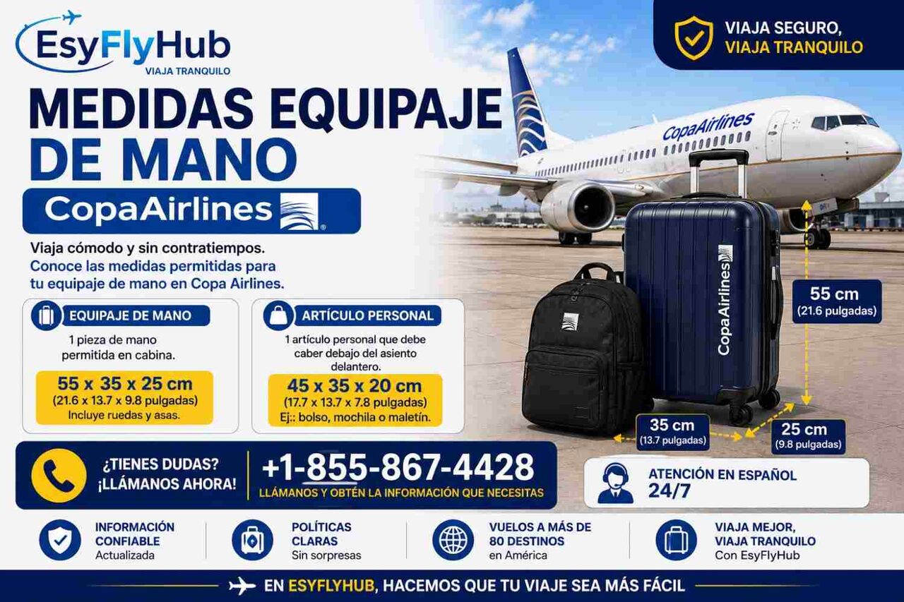 New York, Travel, ¿Cuáles Son Las Medidas Del Equipaje De Mano De Copa Airlines?