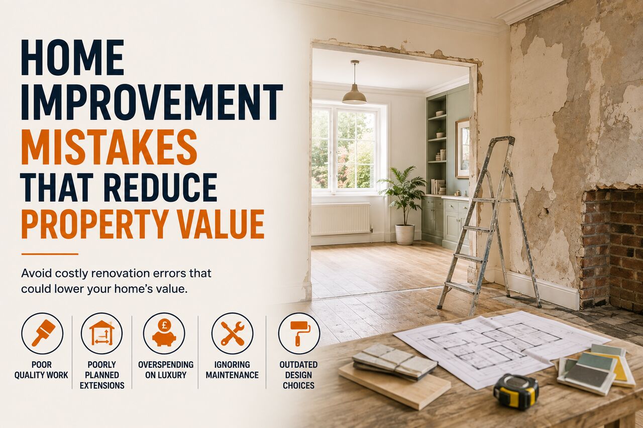 London, Real Estate, Home Improvement Mistakes That Reduce Property Value