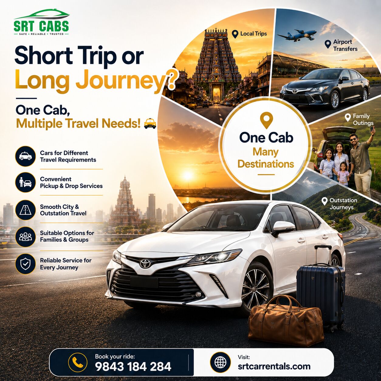 Madurai, Travel, Call Taxi In Madurai: A Practical Option For Business Travelers