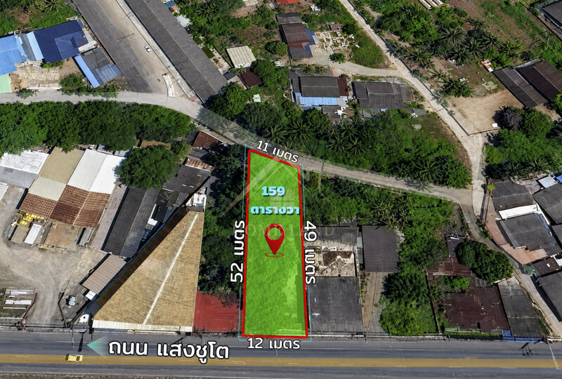 Bangkok, Real Estate For Sale, THB 8900000,  6 BR,  159 Sq. Feet,  BHL1338 ที่ดิน 0-1-59 ไร่ ทำเลดี ติดถนน แสงชูโต 