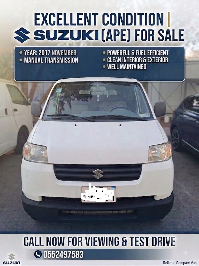 Jeddah, Vehicles, Cars & Trucks , Suzuki Ape,  2017,  Manual,  100000 KM,  SUZUKI (APE) FOR SALE