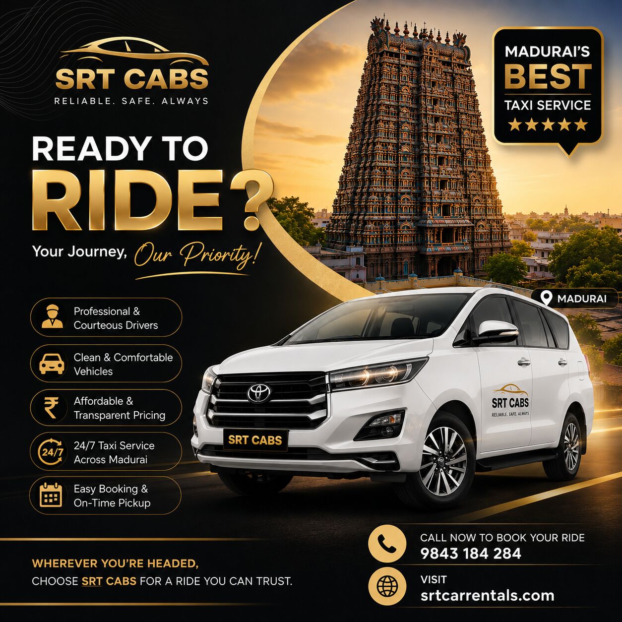 Madurai, Travel, Finding The Cheapest Taxi Service In Madurai Without Cutting Corners