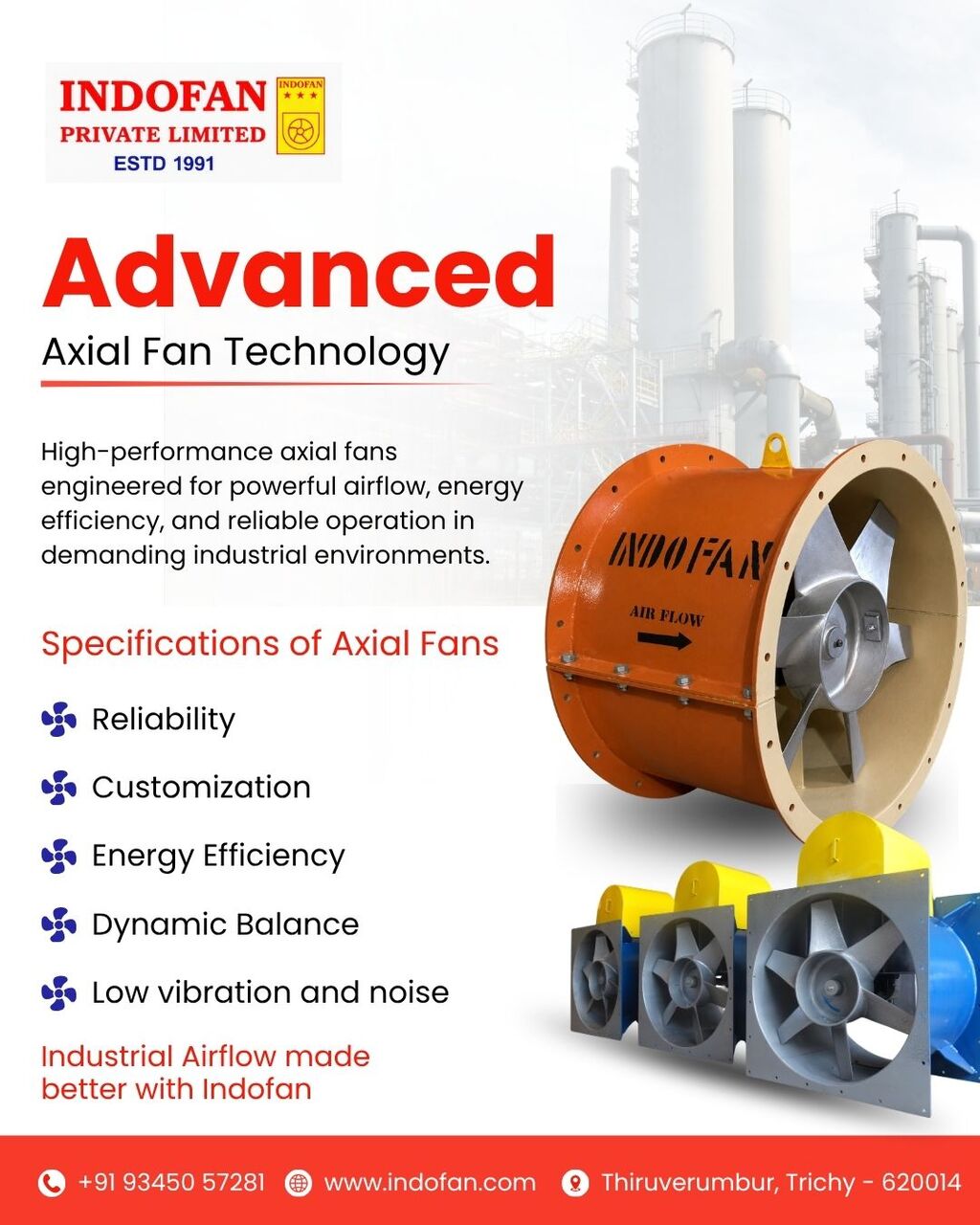 Mumbai, Industrial Machinery, INR 1,  Axial Fan Manufacturers In India | Advanced Fan Technology