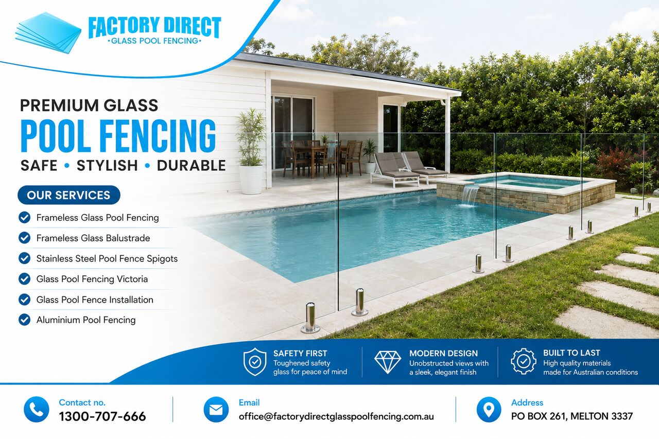 Sydney, Construction, Glass Pool Fencing Victoria &ndash; Enhance Your Pool Area With Clear, Modern Design