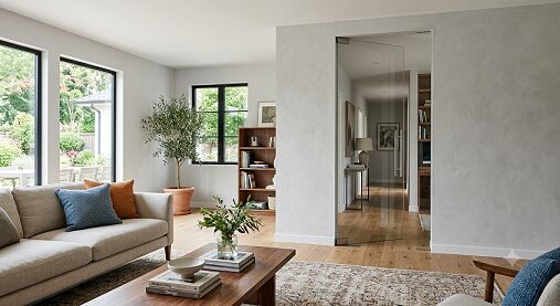 Singapore, Interior Design, Choose A Frameless Door For Modern And Simple Interiors