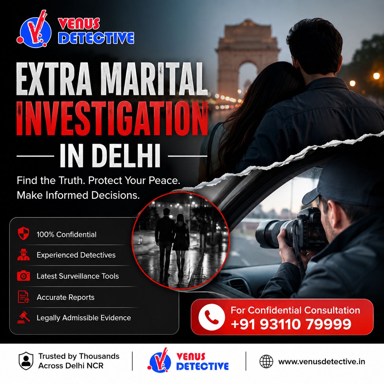 New Delhi, Legal, Extra Marital Investigation In Delhi | Private Detective Services