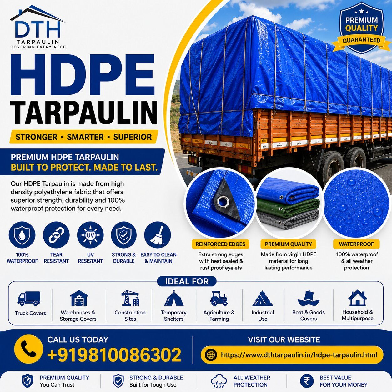 New Delhi, Materials, INR 5000,  HDPE Tarpaulin Manufacturers In Delhi