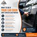 What To Do If Your Car Door Won't Open Or Close Properly