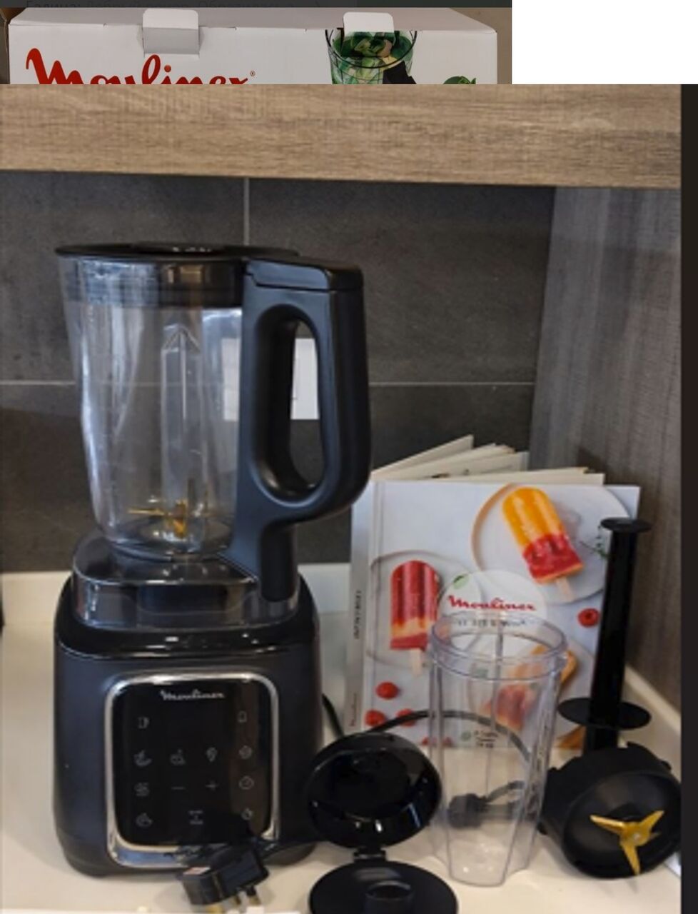 Al Aziziyah, Appliances, SAR 400,  Moulinex Blender High Speed Infinymix LM91HD27, 1600 W